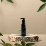 Црно шише со пумпица + сигурносен прстен 100ml