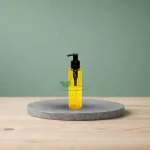 Портокалово шише со црна пумпа 100ml