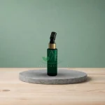 Зеленo шише со златен спреј 110ml