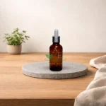Амбер шише со пипета и алуминиумски прстен 50ml