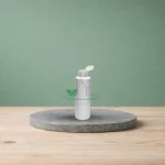 Бело шише со проѕирен flip-top 200ml