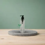 Проѕирно шише со црна пумпица 200ml