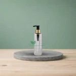 Проѕирно шише со златна пумпица 200ml