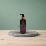 Амбер шише со златна пумпица 200ml