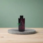 Амбер шише со црно капаче 200ml