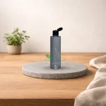 Проѕирно шише со црн flip-top 400ml