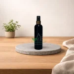 Црно шише со златен спреј 400ml