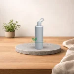 Бело шише со бел flip-top 400ml