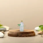Проѕирно шише со златно капаче 50ml