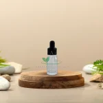 Проѕирно шише со пипета (црно пластично) 20ml